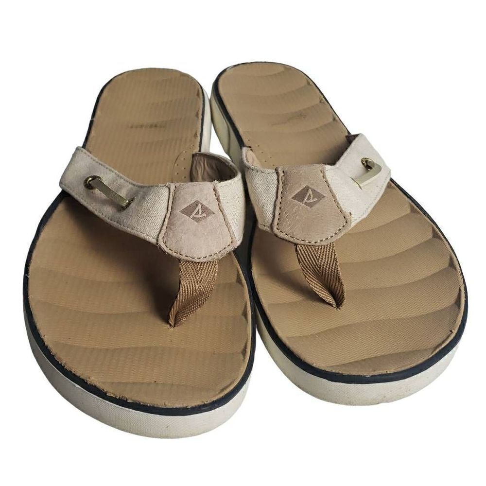 ‎Sperry Tan Flip Flops
